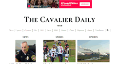 Desktop Screenshot of cavalierdaily.com